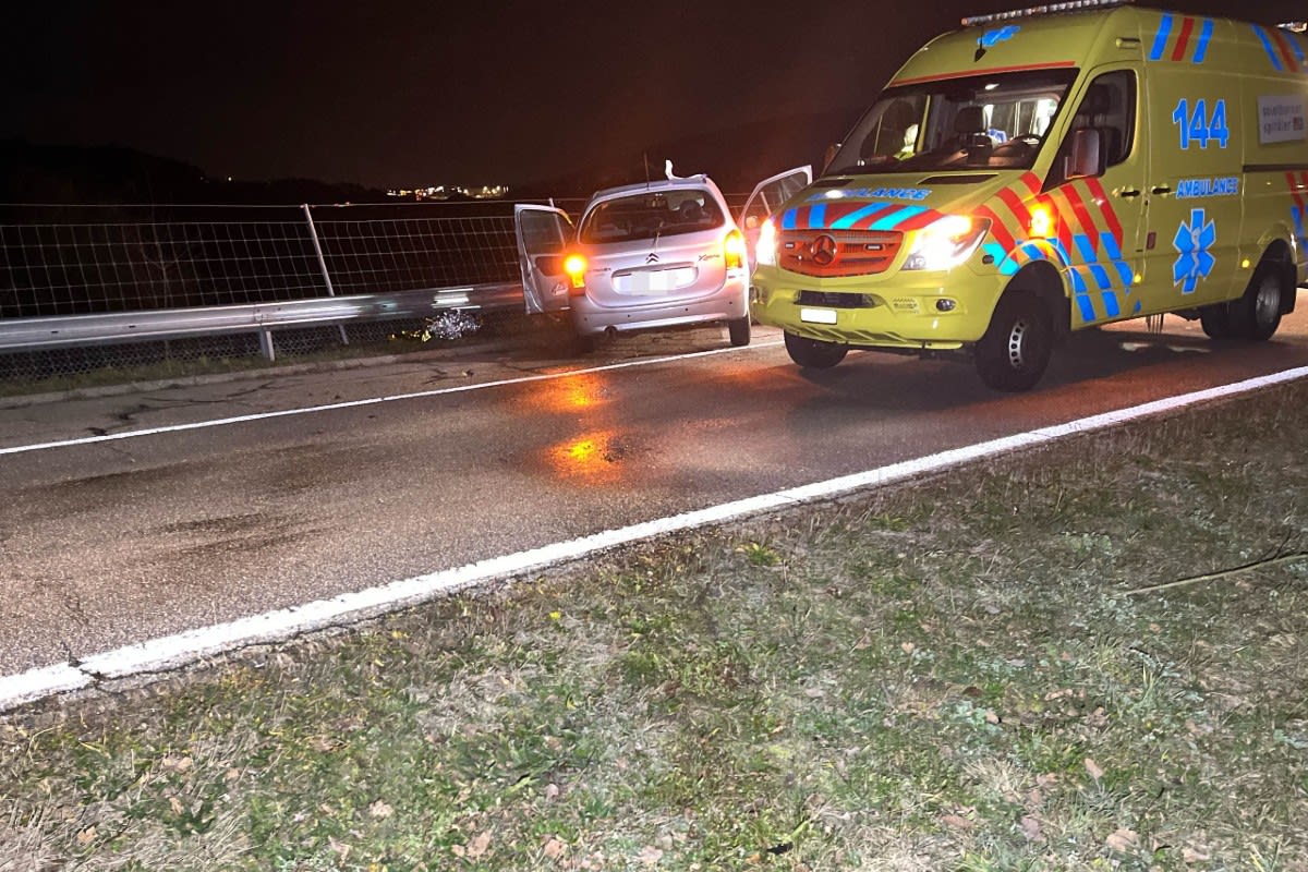 Egerkingen SO - Autobahneinfahrt A2 nach Unfall stundenweise gesperrt