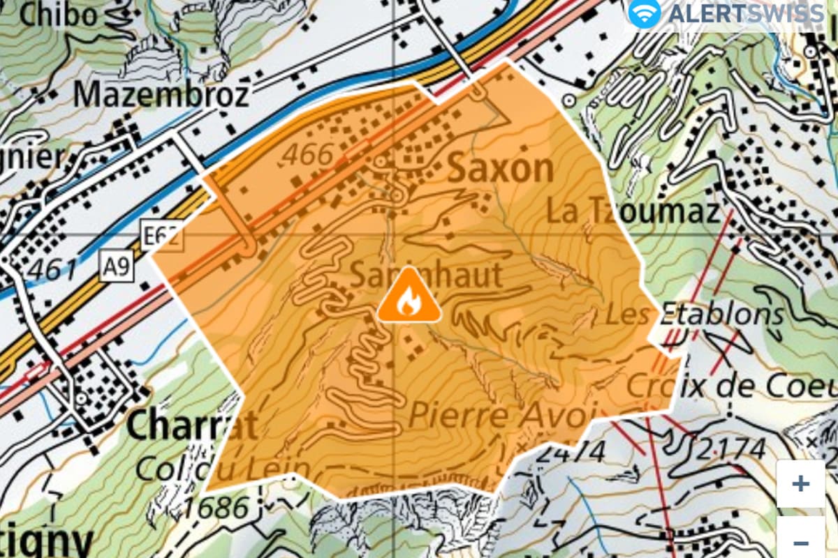 Saxon VS – Brand mit starker Rauchentwicklung