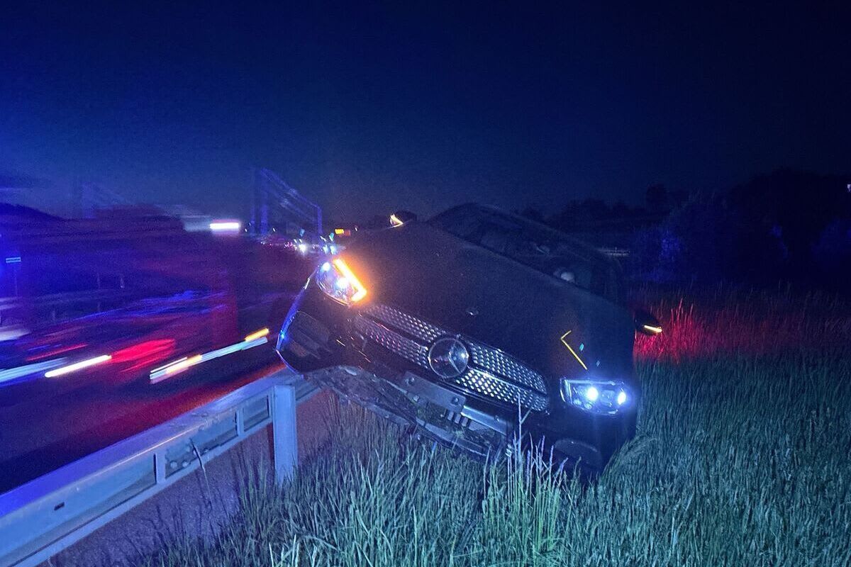 A1 Härkingen SO – Selbstunfall unter Alkoholeinfluss