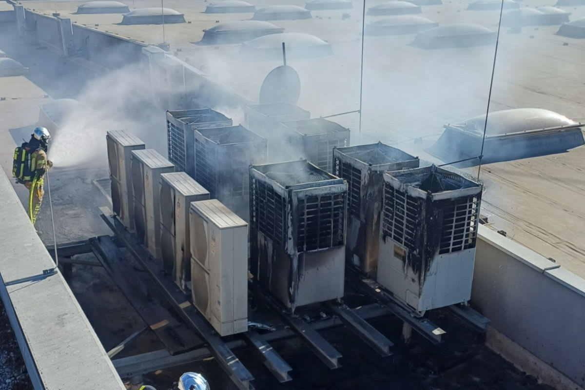 Graz – Brand auf Dach eines Einkaufszentrums