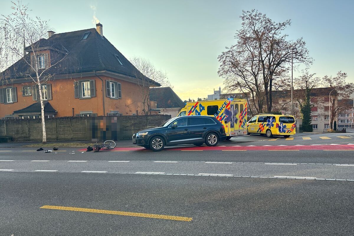 Unfall in Olten SO – Kollision zwischen Auto und Velo