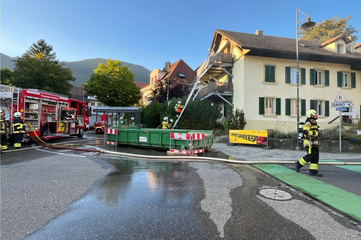 Bettlach SO – Brand im Mehrfamilienhaus – Bewohner evakuiert