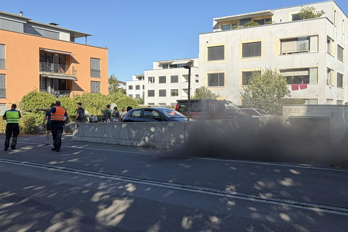 Winterthur ZH – Fahrzeugbrand in Tiefgarage