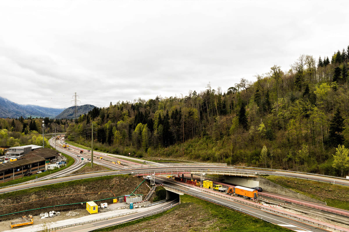 Spiez BE – Rampe Richtung Wimmis wegen Sanierung gesperrt