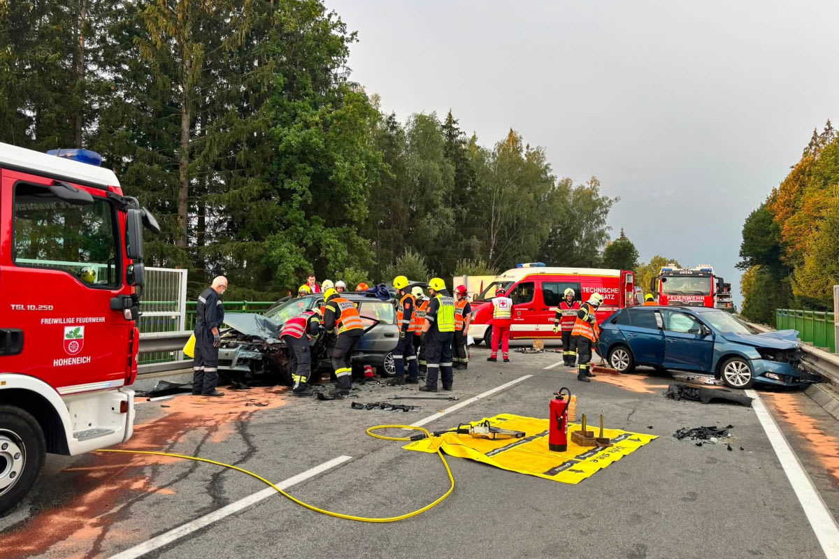 Gmünd – Schwerer Unfall mit zwei Verletzten