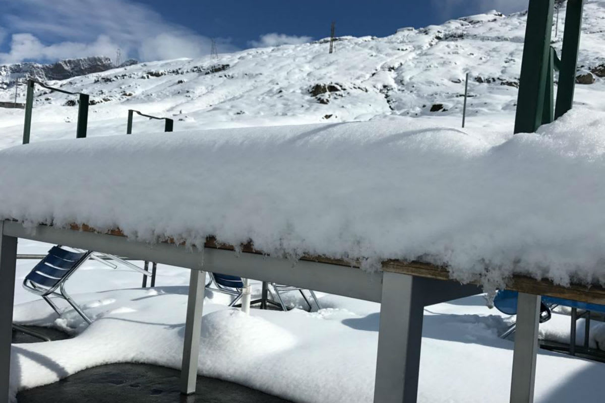 Nebst Sturm auch Schnee oberhalb 1300m