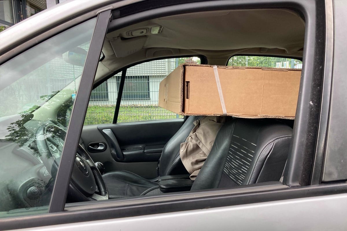 Hagen – Polizei stoppt Auto mit riesigem Fernseher auf Rückbank