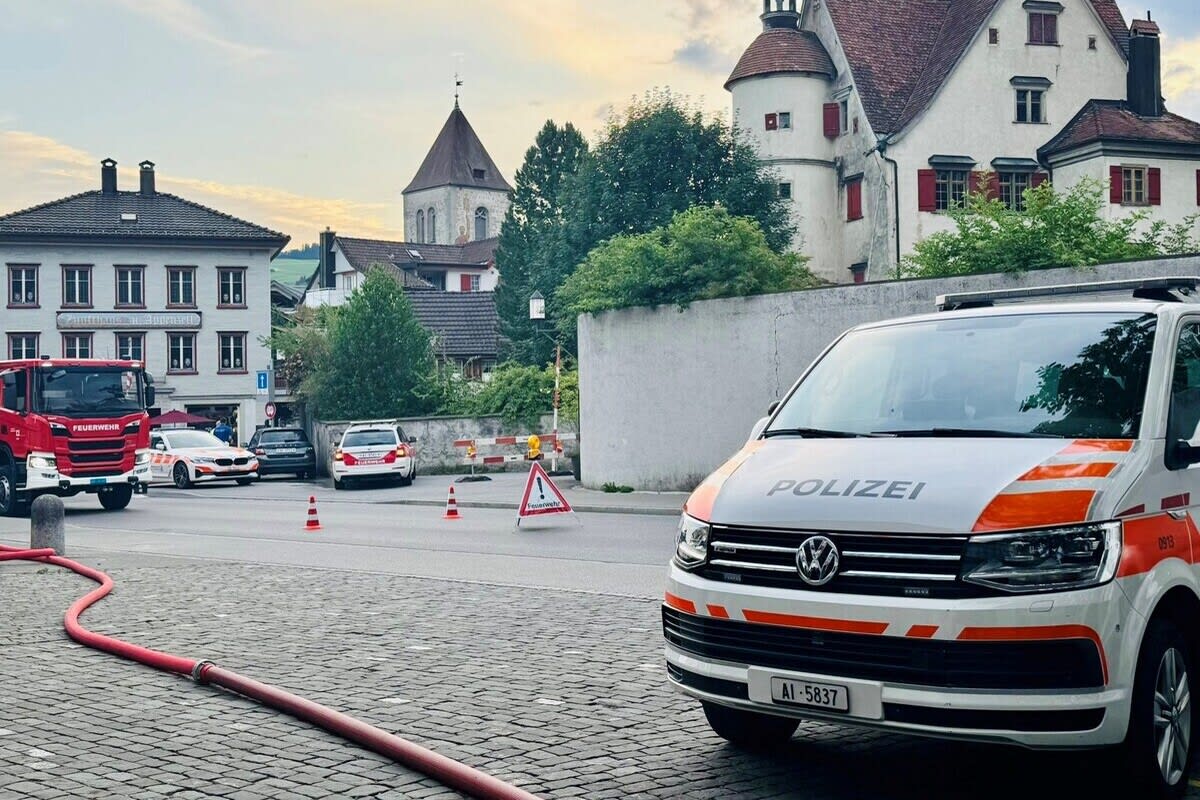 Appenzell AI – Rauchentwicklung im «Schloss»