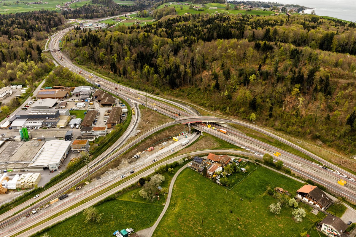 A6-Zubringer Simmental wird nachts gesperrt