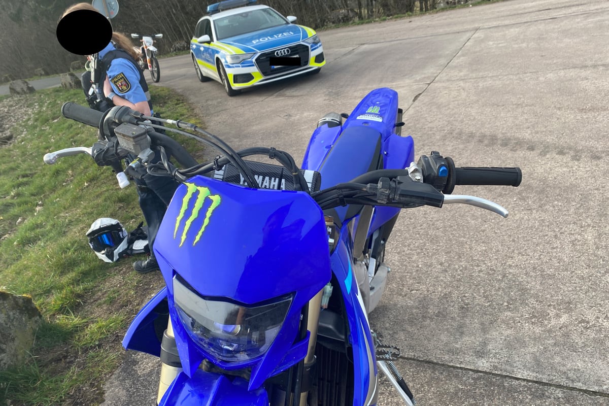 Eckersweiler – Motocross wegen erheblicher Mängel sichergestellt