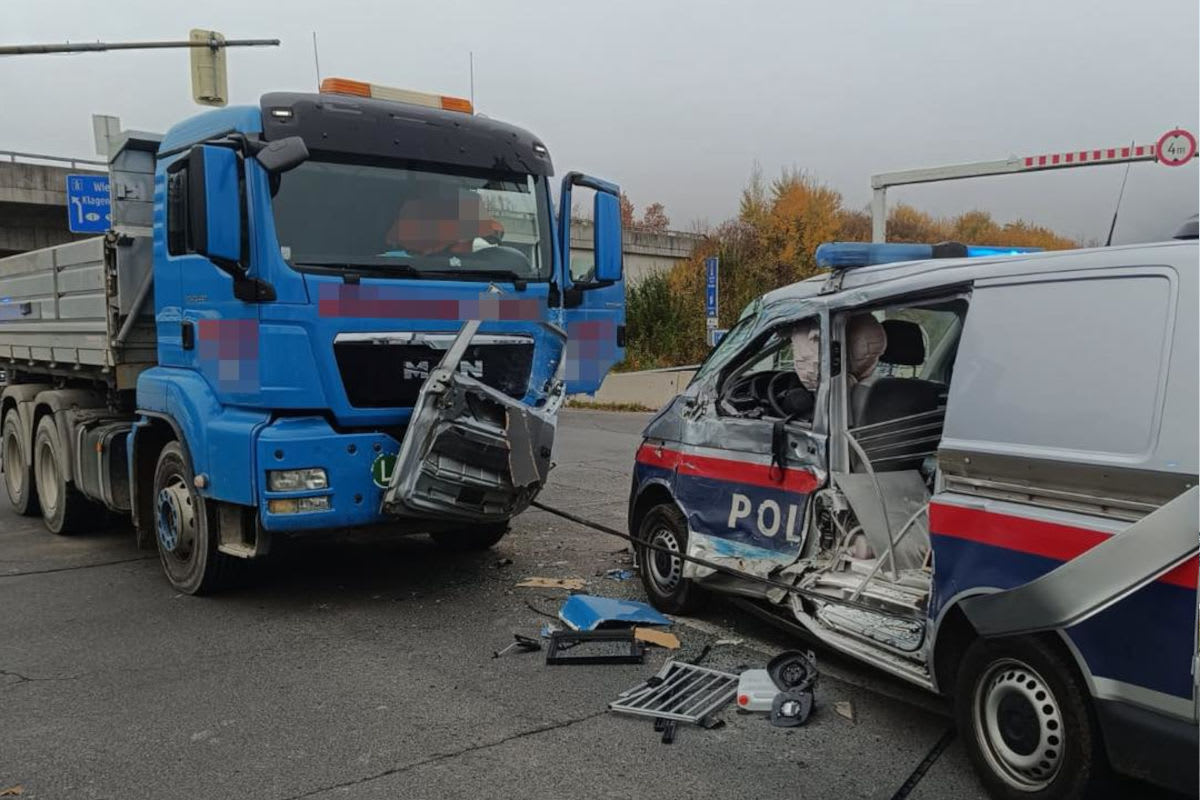 Treffen K – Diensthund und Polizistin bei Unfall verletzt