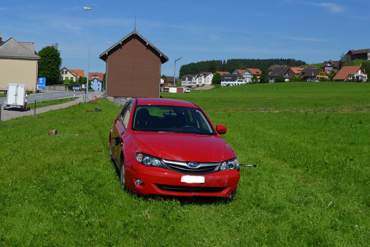 Selbstunfall in Hundwil
