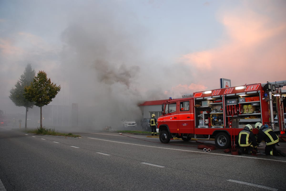 Lohn-Ammannsegg: Brandursache war ein technischer Defekt