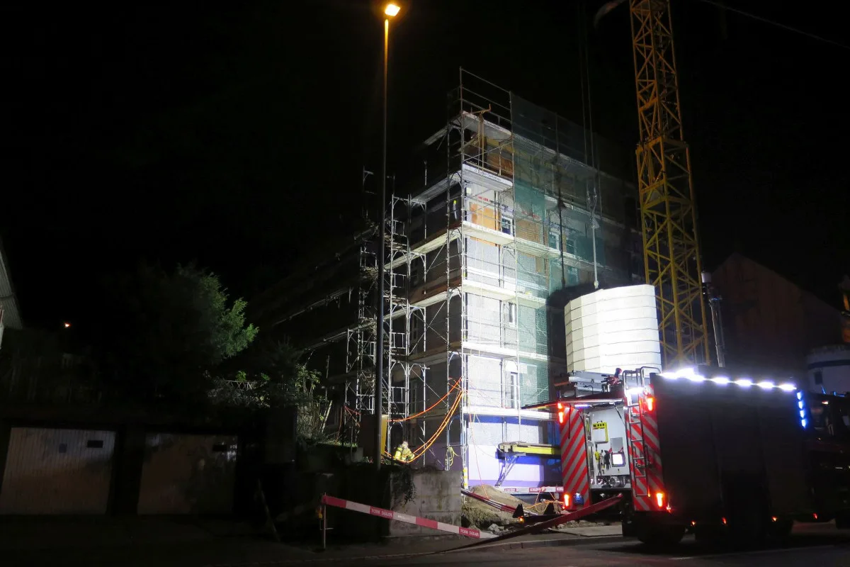 Binningen BL - Brand in Rohbau