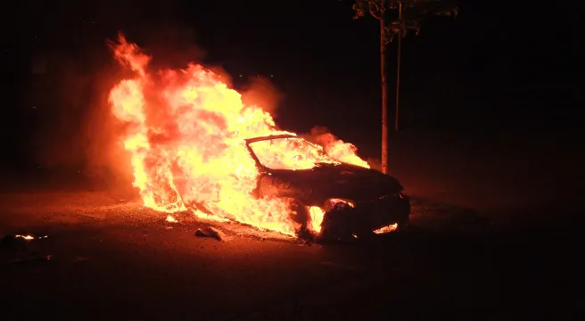 Auto in Gossau ausgebrannt