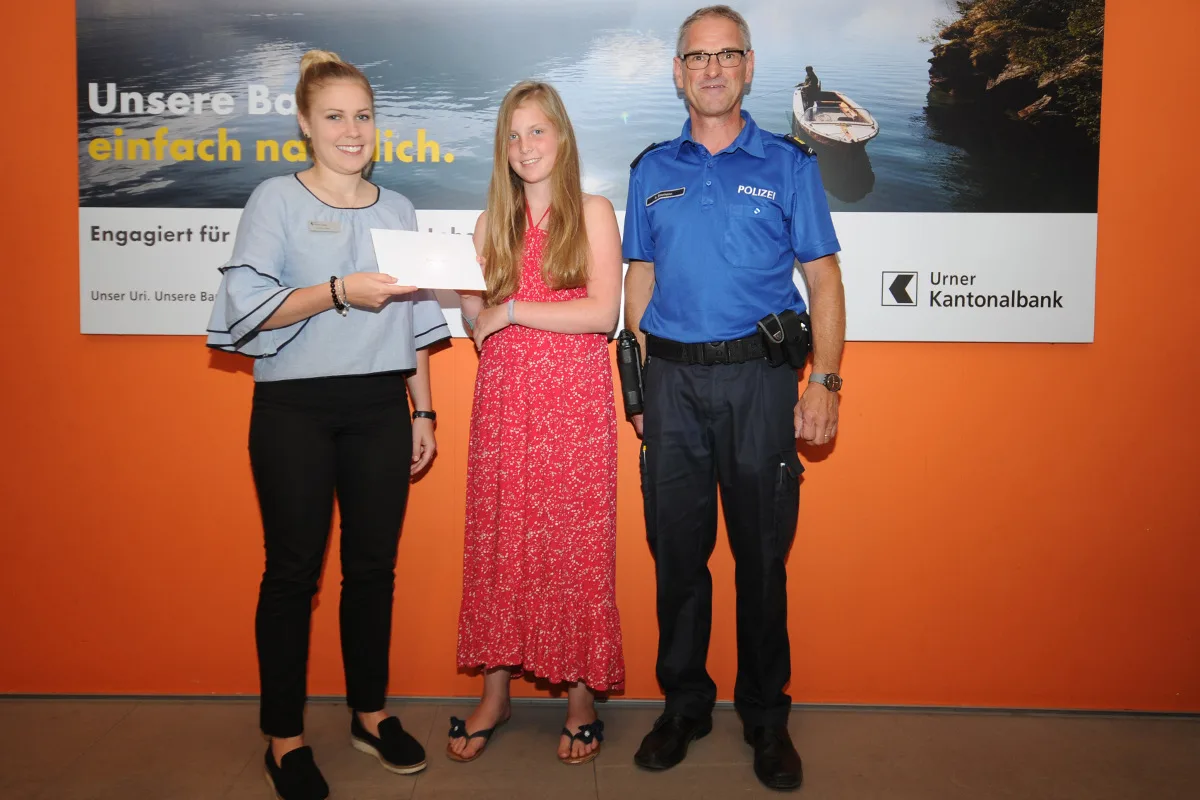 Seedorf/Erstfeld UR - Urner Kantonalbank-Preis für Anna-Lena Herger