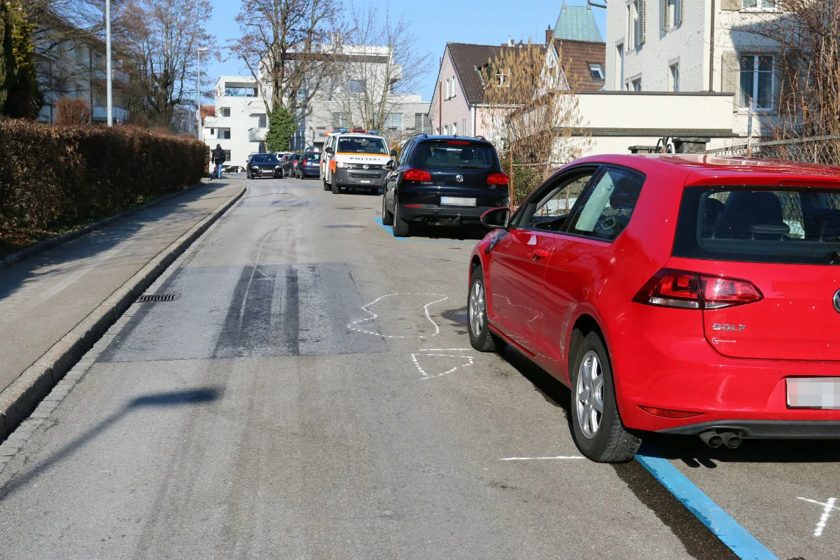 St. Gallen: Auto macht sich selbständig