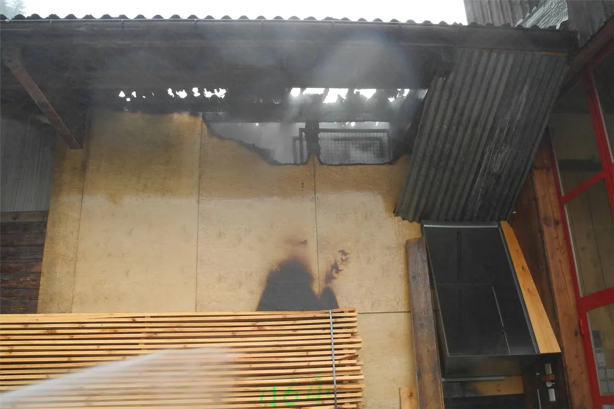 Muotathal SZ - Brand in Schreinerei