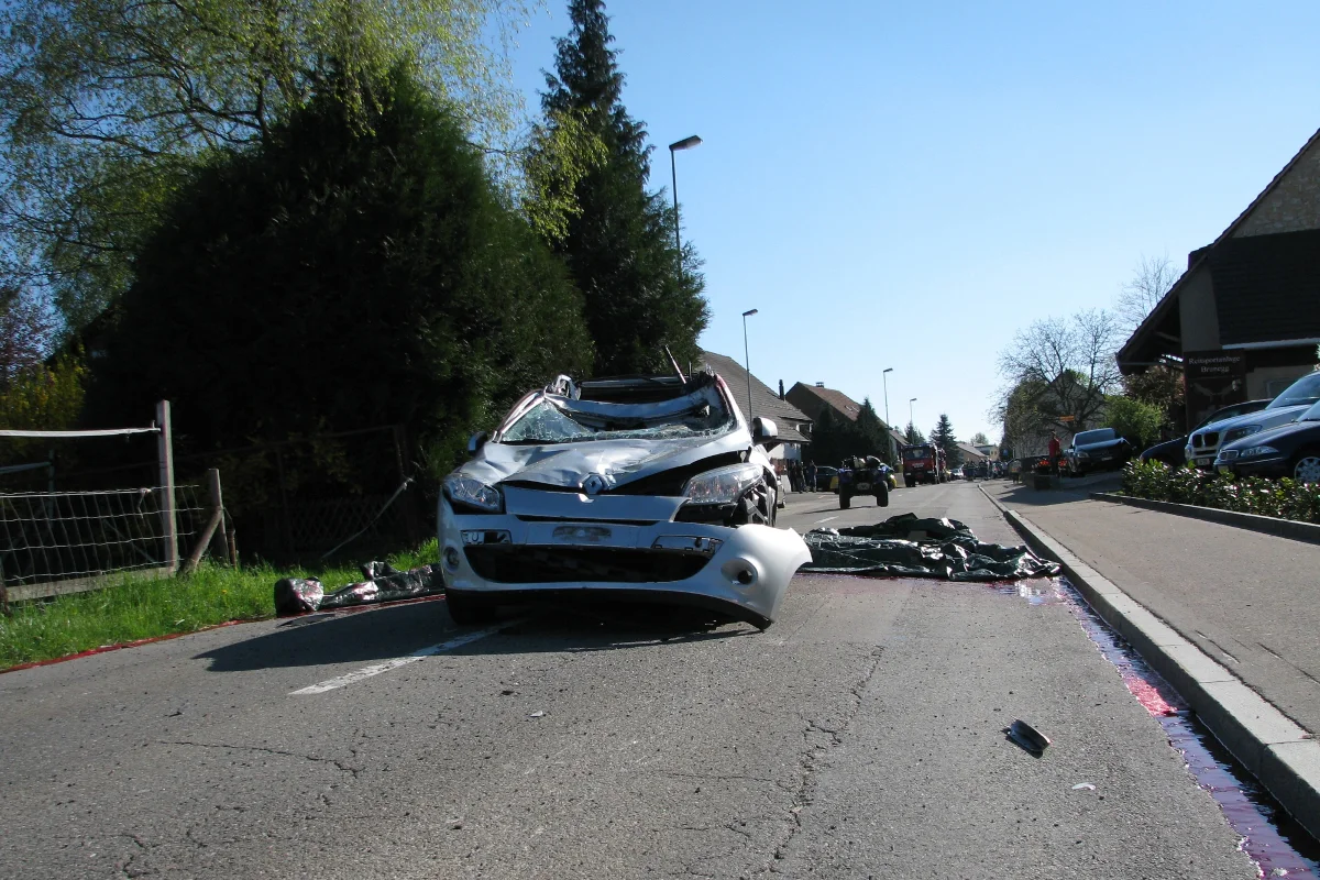 Brunegg: Kollision mit Todesfolge auf der A1