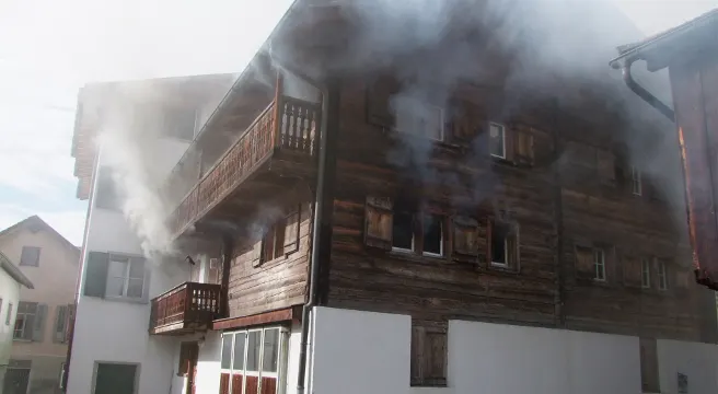 Wohnungsbrand in Schiers