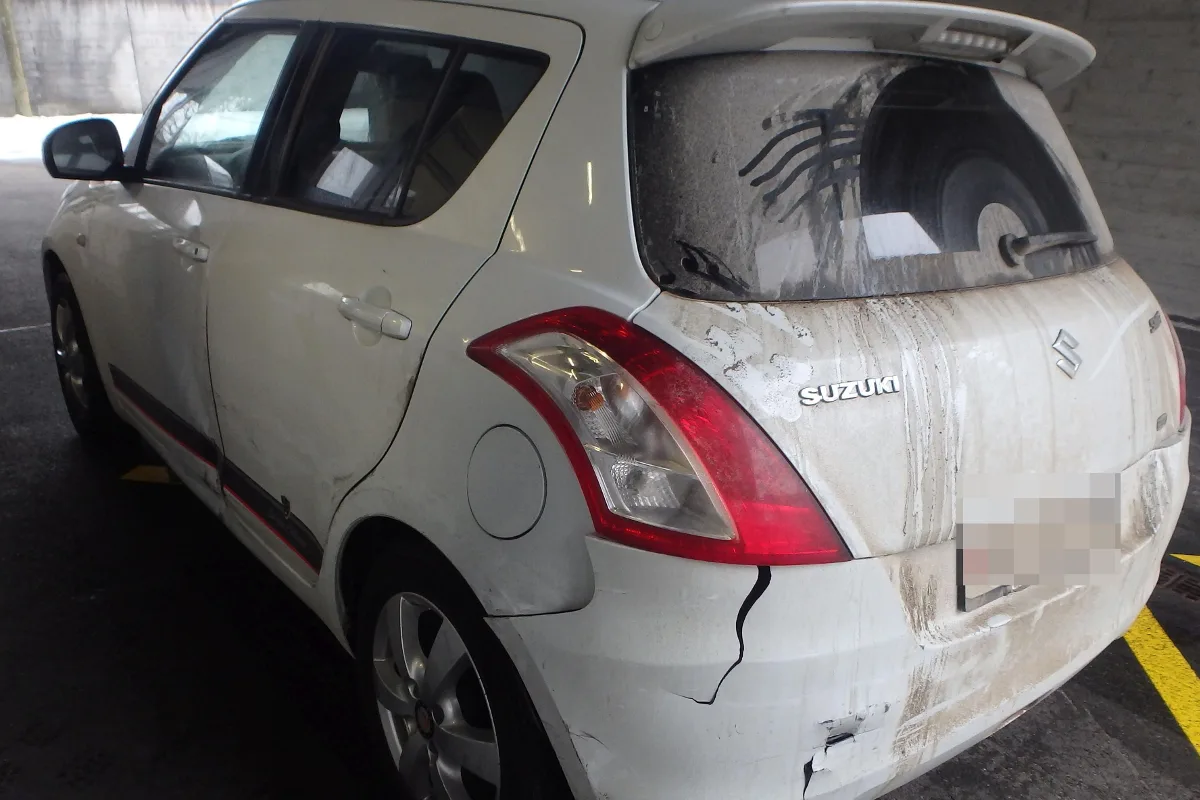 Gebenstorf: Kollision mit Polizeiauto bei Verfolgungsjagd 
