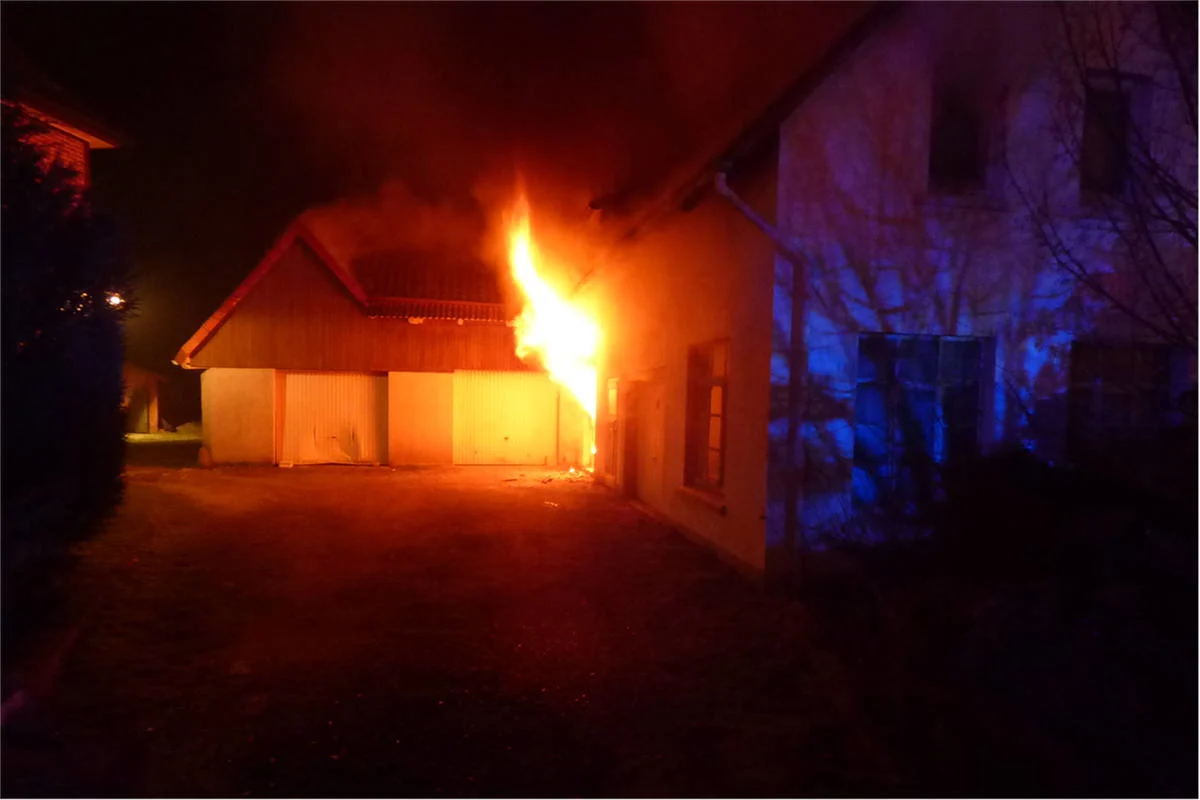 Bergen NDS - Schuppen abgebrannt