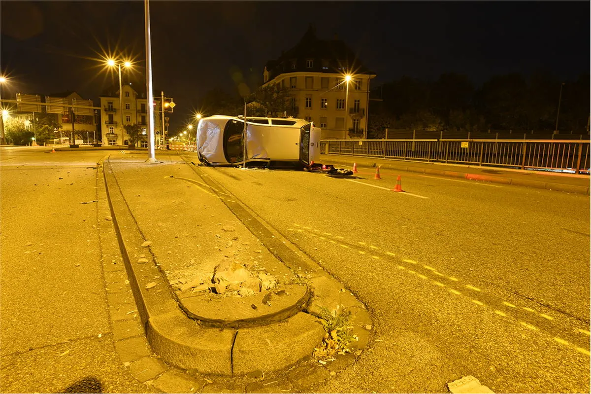 Basel BS - Selbstunfall verursacht