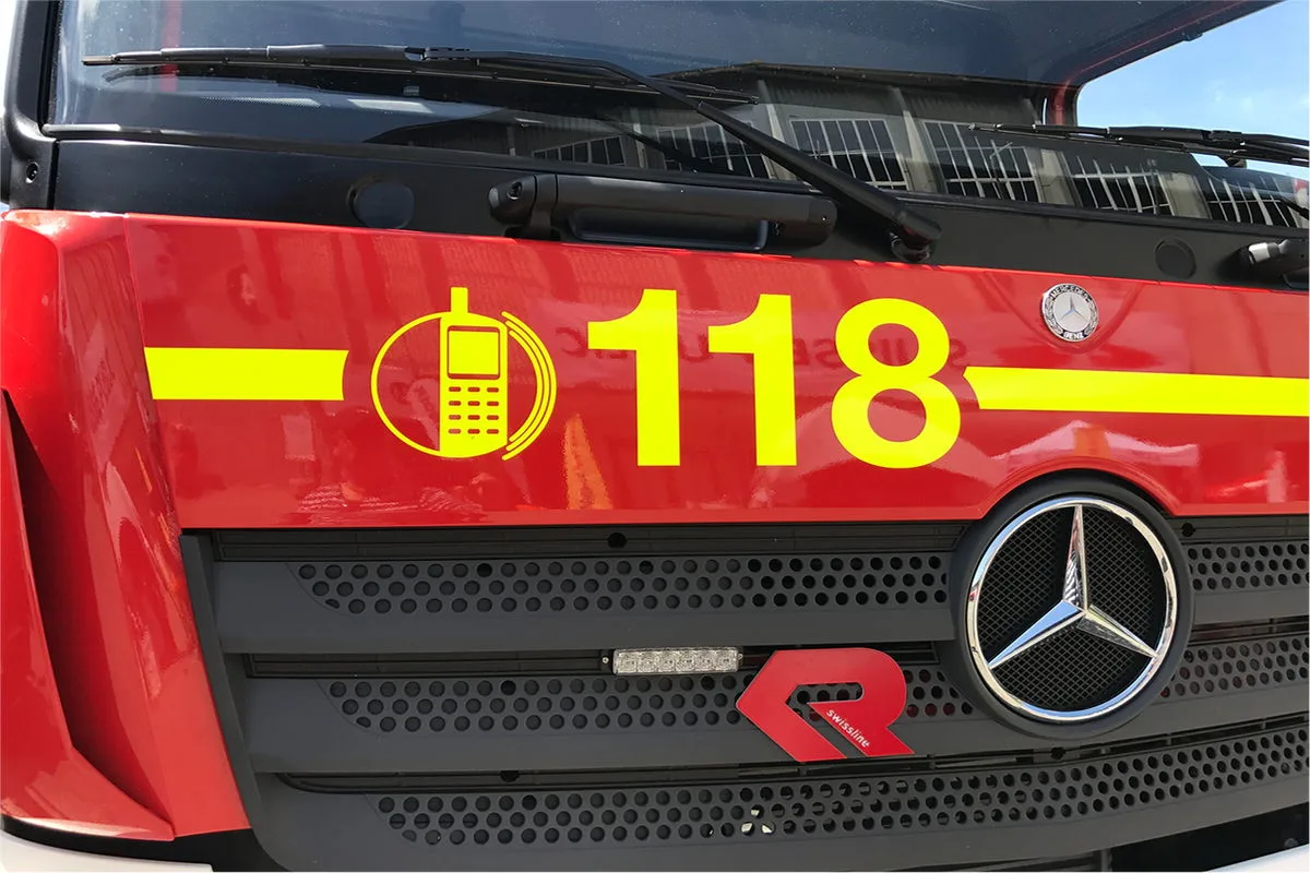 Göschenen UR - Fahrzeugbrand im Gotthardstrassentunnel