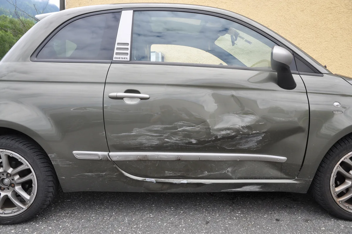 Triesen: Verkehrsunfall in Kreisel