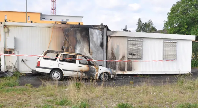 Brandstiftung beim Bahnhof Weiach
