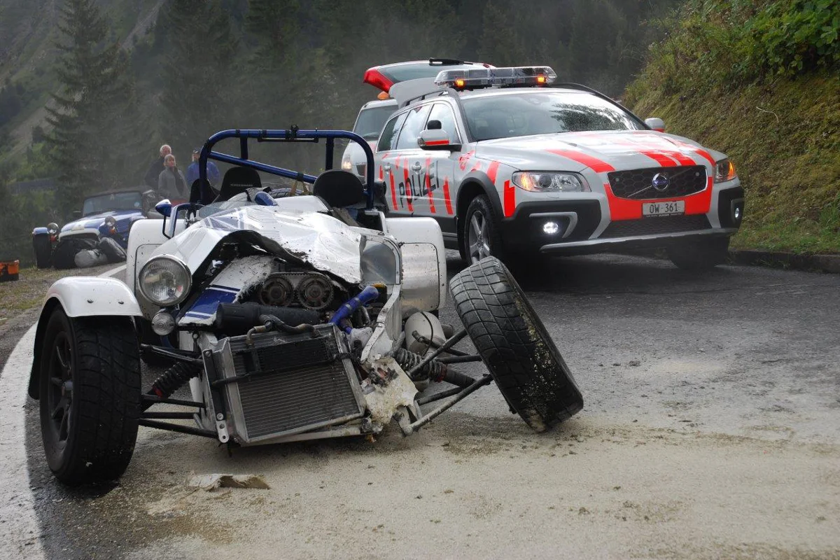 Heftiger Frontalcrash in Giswil