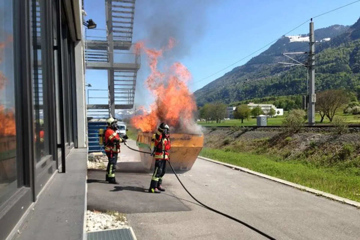 Muldenbrand in Schaan