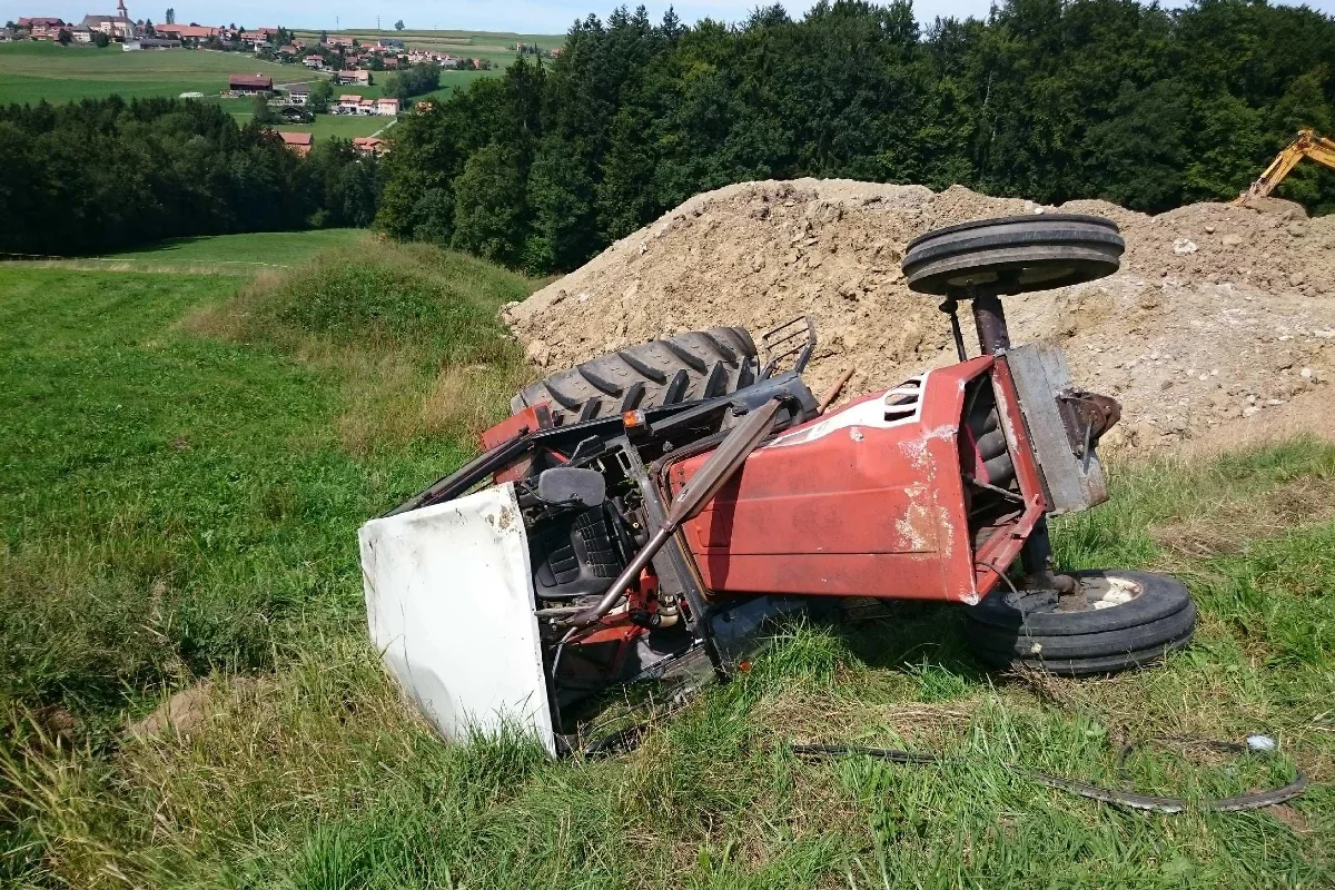 In St. Martin aus Traktor geschleudert