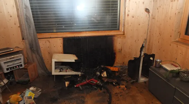Nächtlicher Brand in Bad Ragazer Einfamilienhaus