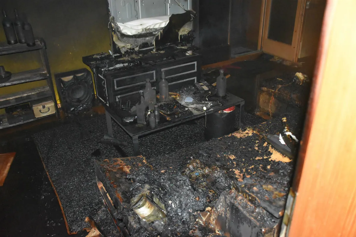 La Punt Chamues-ch GR - Feuer im Dachstock