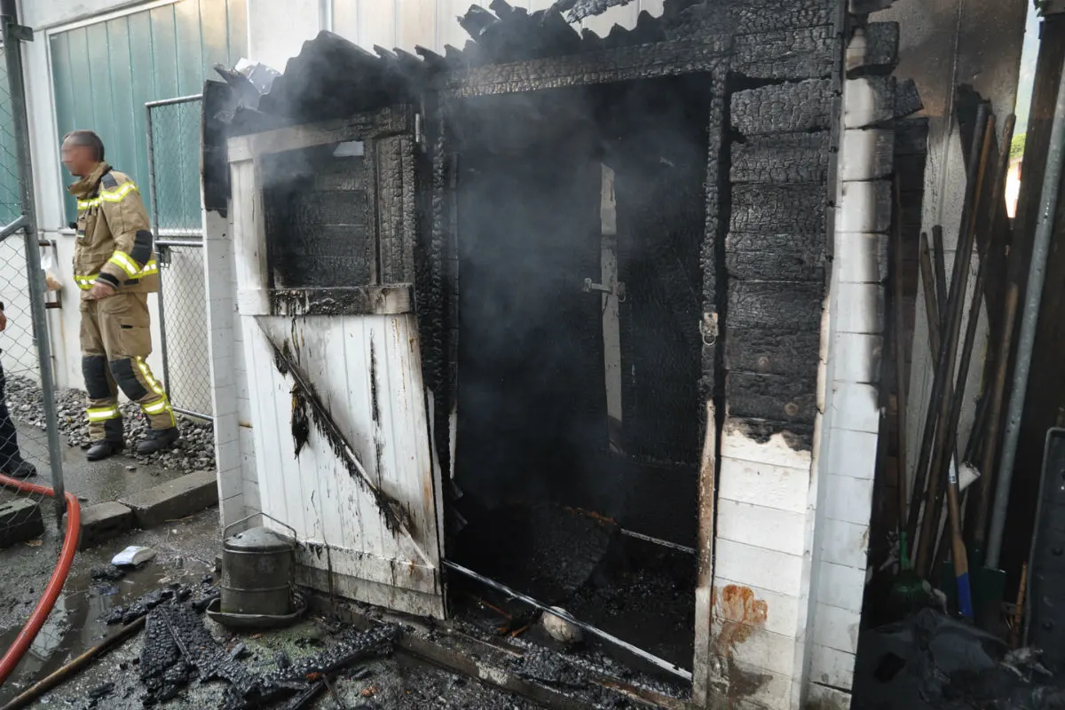Vaduz FL - Brand zerstört Hühnerstall
