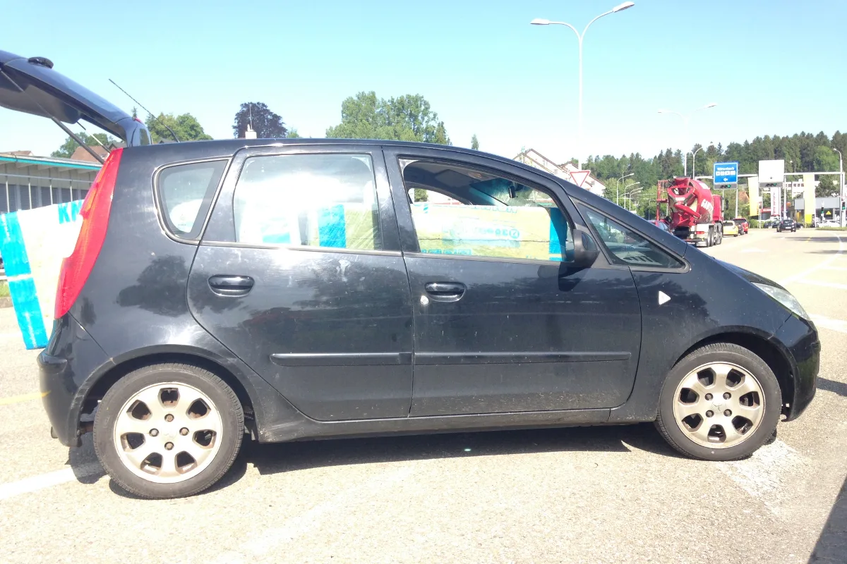 Überladenes Auto in St. Gallen angehalten