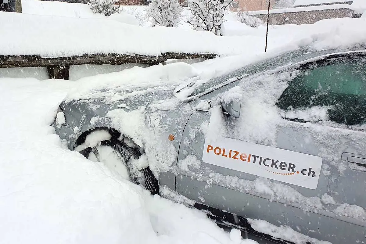 Zum Teil tiefwinterliche Strassenverhältnisse an Weihnachten