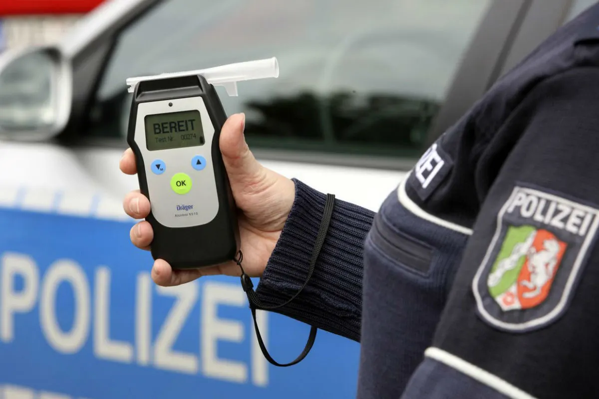 Alkoholisierter Mann fährt auf Kinder-Quad