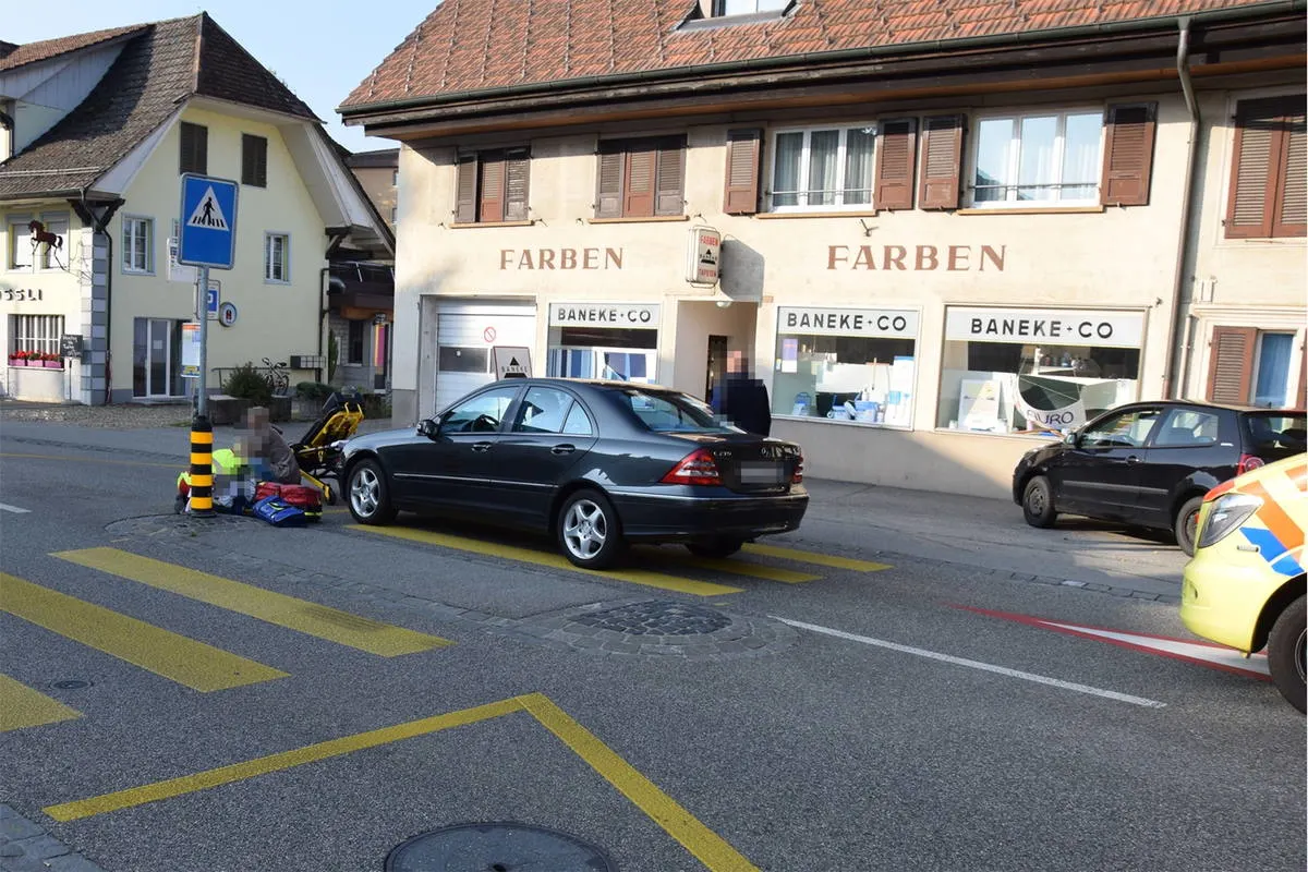 Biberist SO - Fussgängerin von Auto erfasst und verletzt