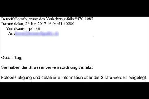 Wallis VS - Betrügerische E-Mails mit Absender "Kantonspolizei"