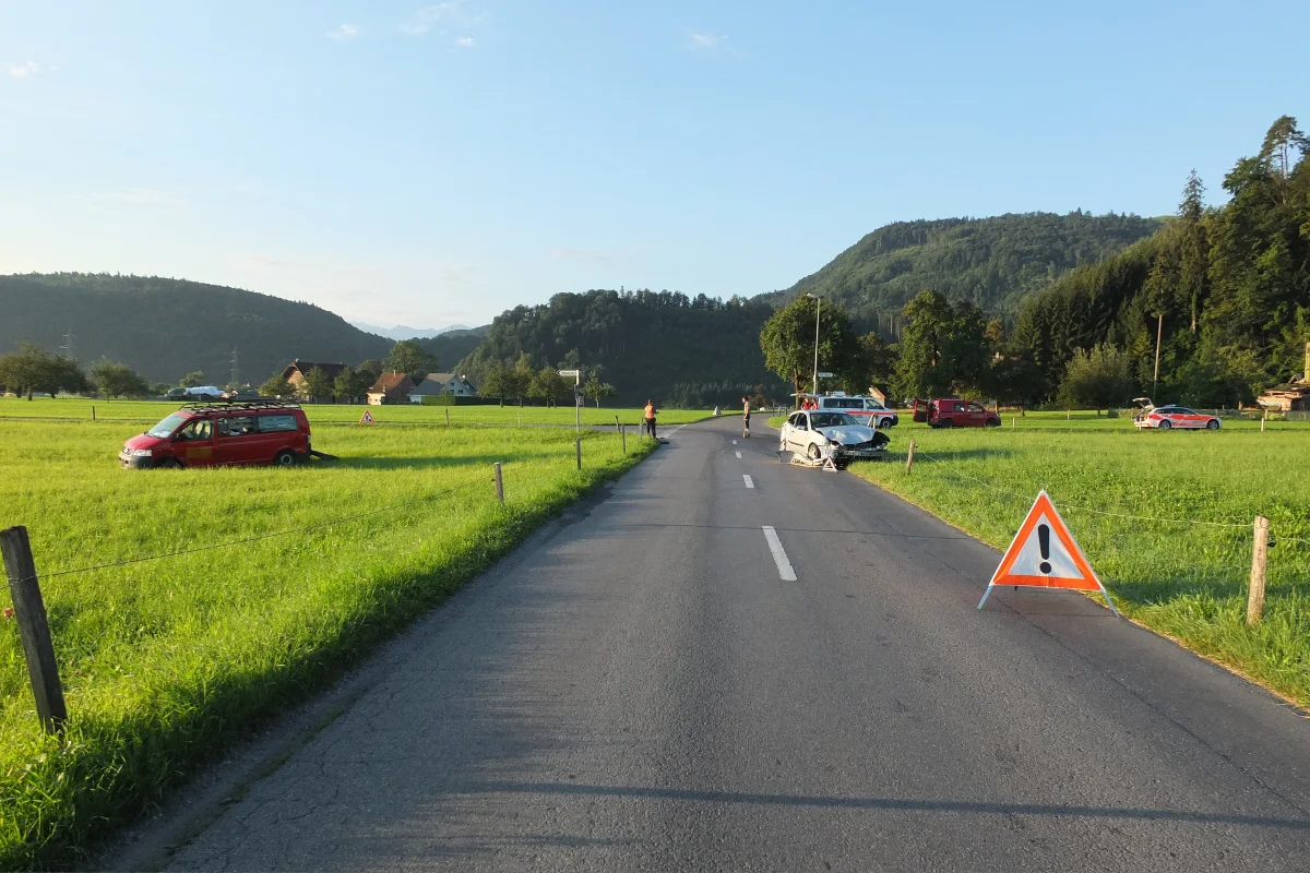 Auto-Kollision in Altstätten SG