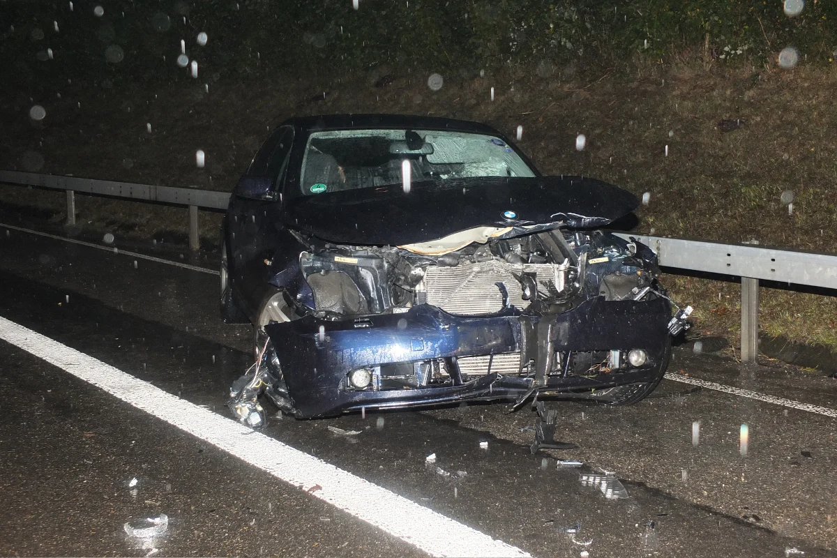 Gossau SG - Beim Überholen auf der A1 verunfallt