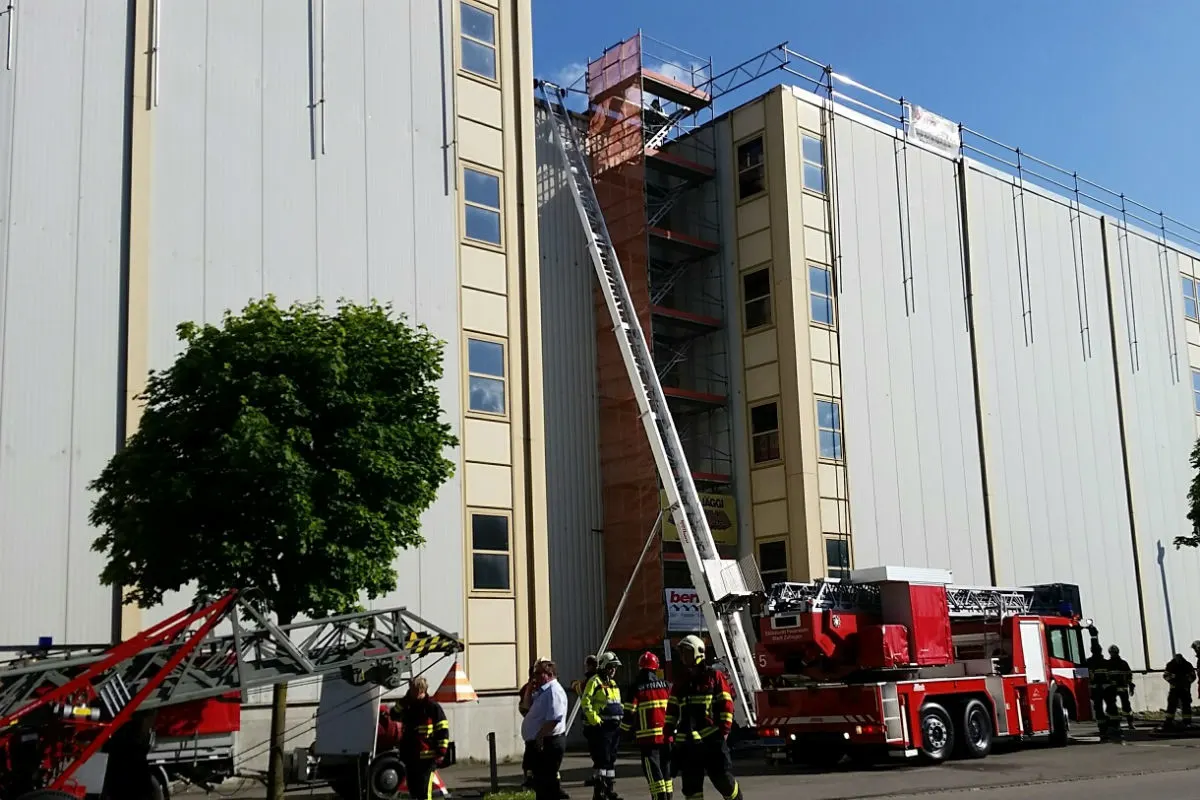 Flachdachbrand in Murgenthal
