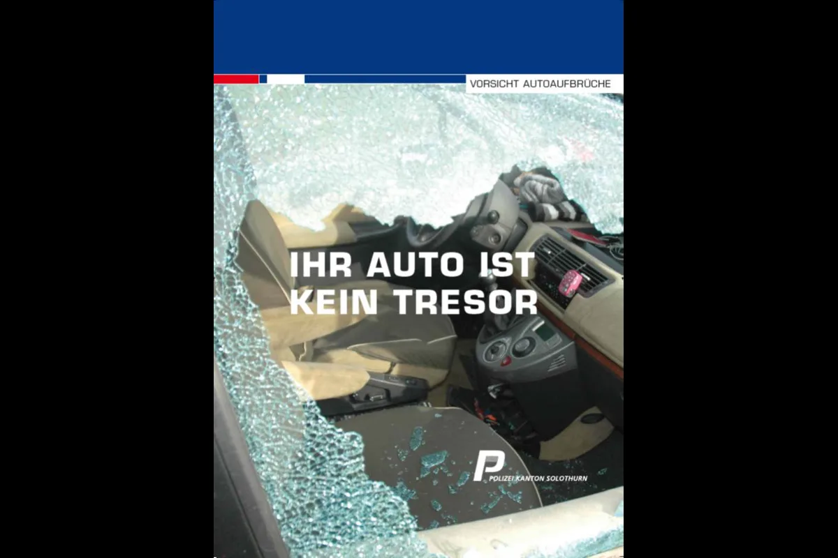 Grenchen/Bettlach: Mehrere Autos aufgebrochen - Zeugenaufruf