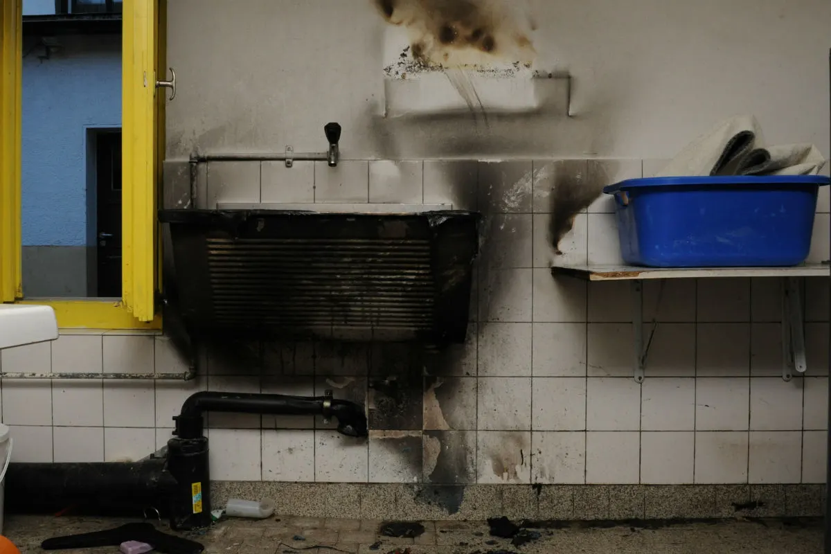 Gams SG - Brand in Wäschehaus