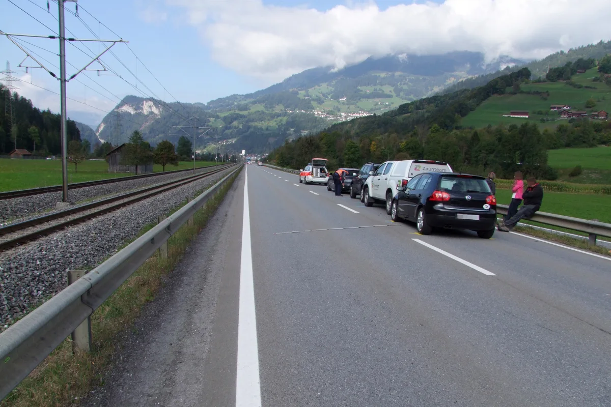 Schiers: Zwei Auffahrcrashs innert weniger Minuten