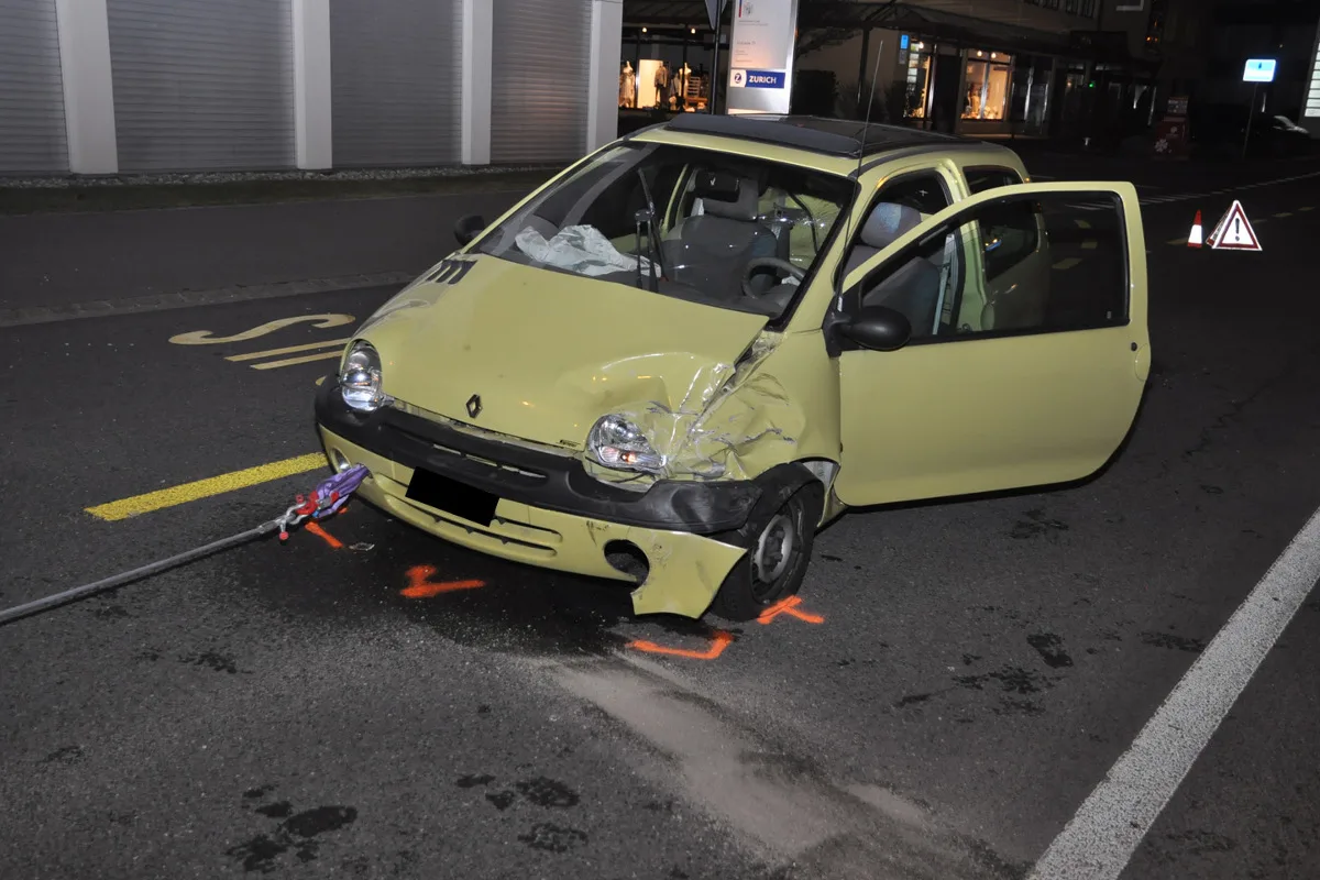 Unfall in Vaduz und Schaan