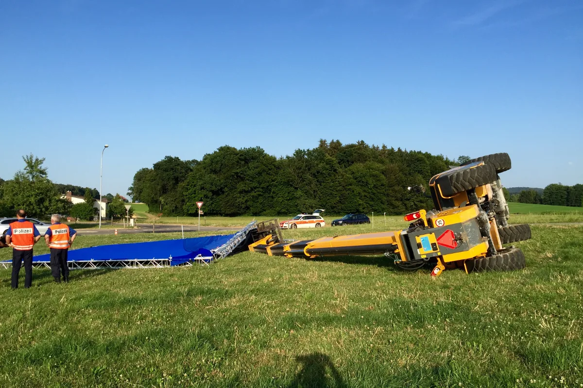 Schlimmer Arbeitsunfall in Ellikon an der Thur