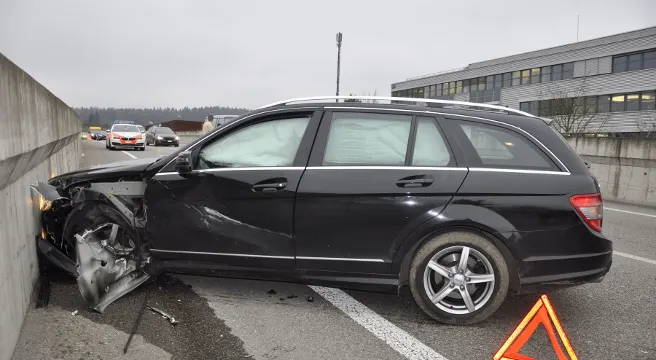 Kurze Ablenkung führt zu VU auf der Westtangente bei Solothurn
